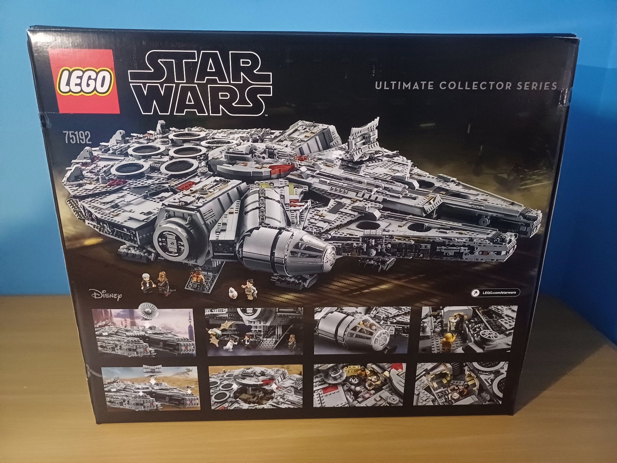 Lego 75192 Star Wars original
Star wars Millenium Falcon UCS
Caixa leg