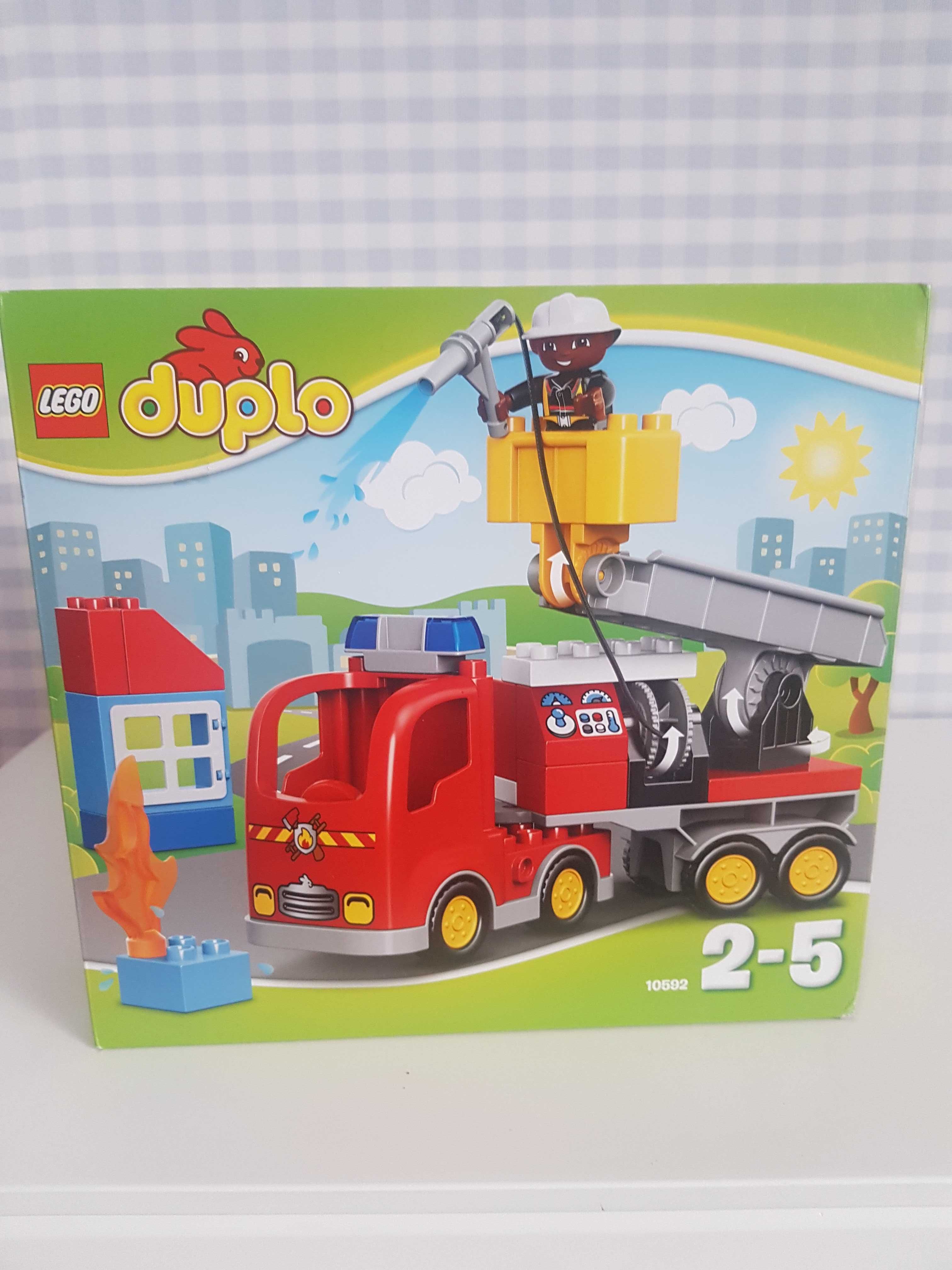 Lego Duplo wóz strażacki straż