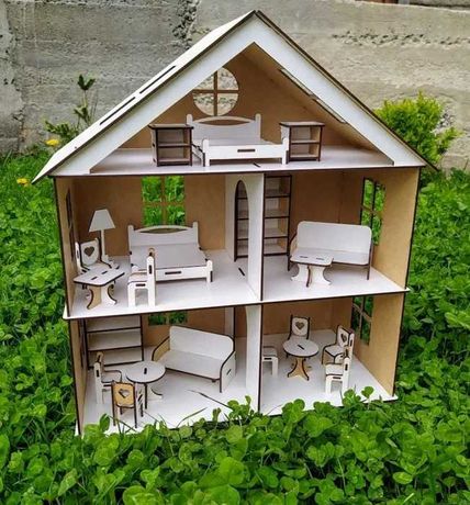 Ляльковий будиночок з меблями для барбі, лол. Кукольный домик. LOL