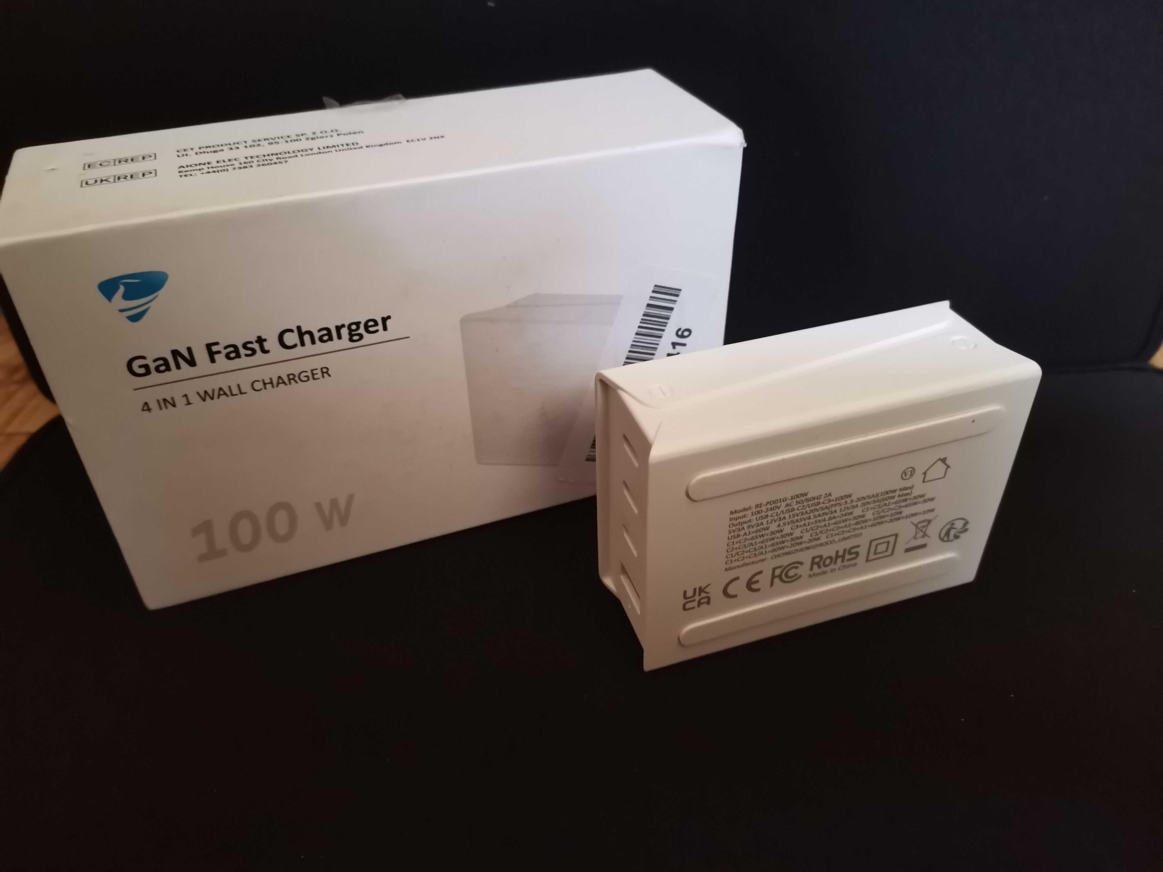 Ładowarka GaN Fast Charger 100 W