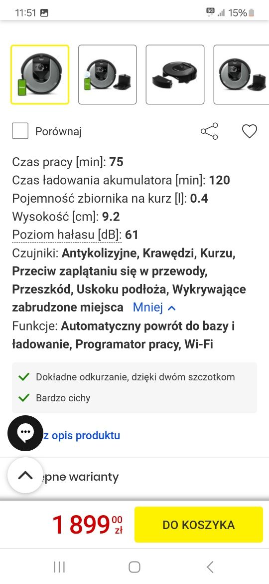 iRobot ROOMBA I7