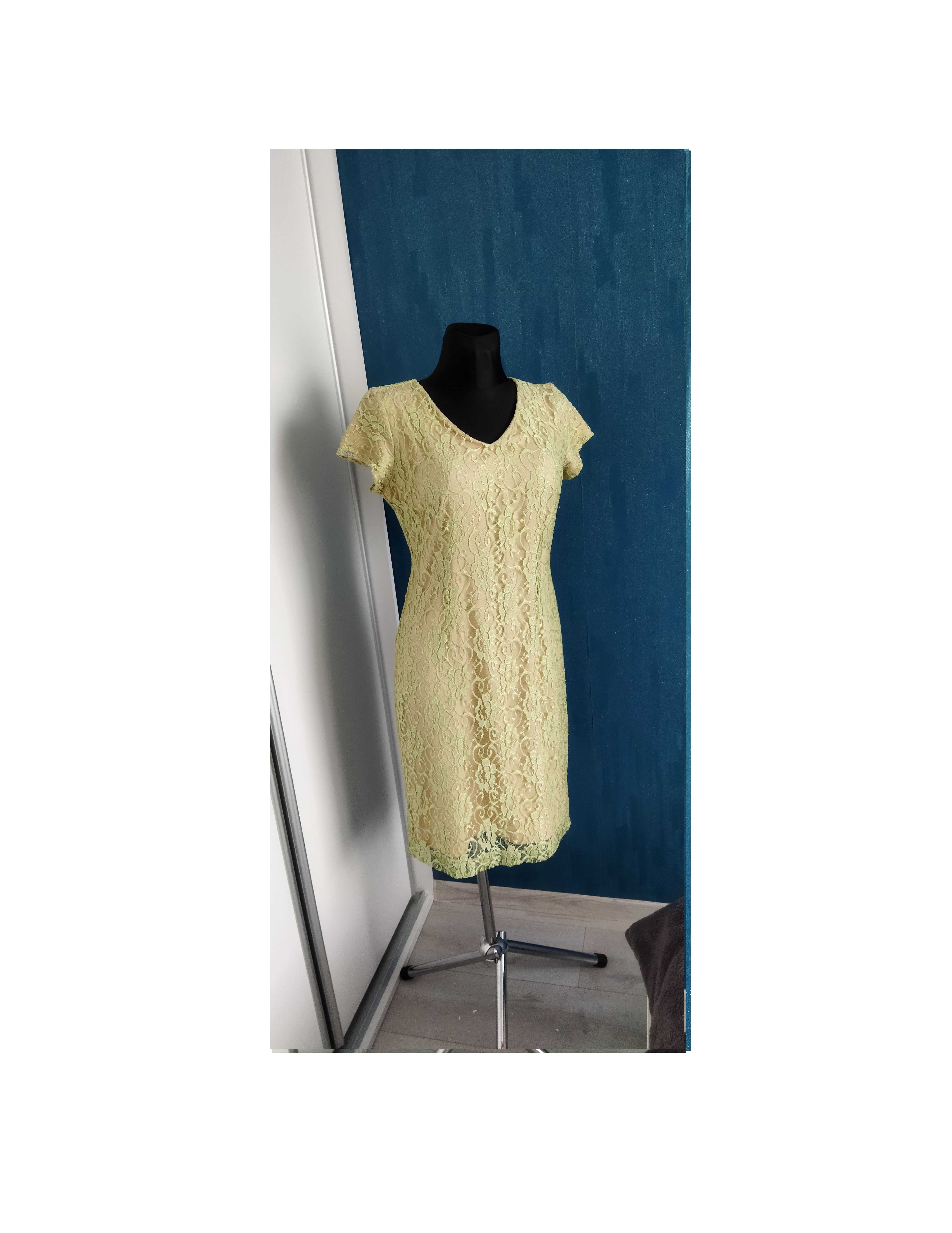 zielona / pistacjowa sukienka J&R
