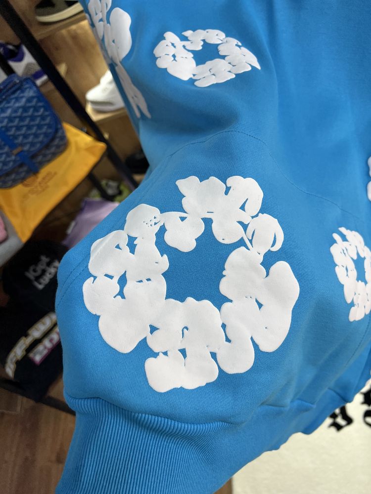 Худі Denim Tears Blue / White