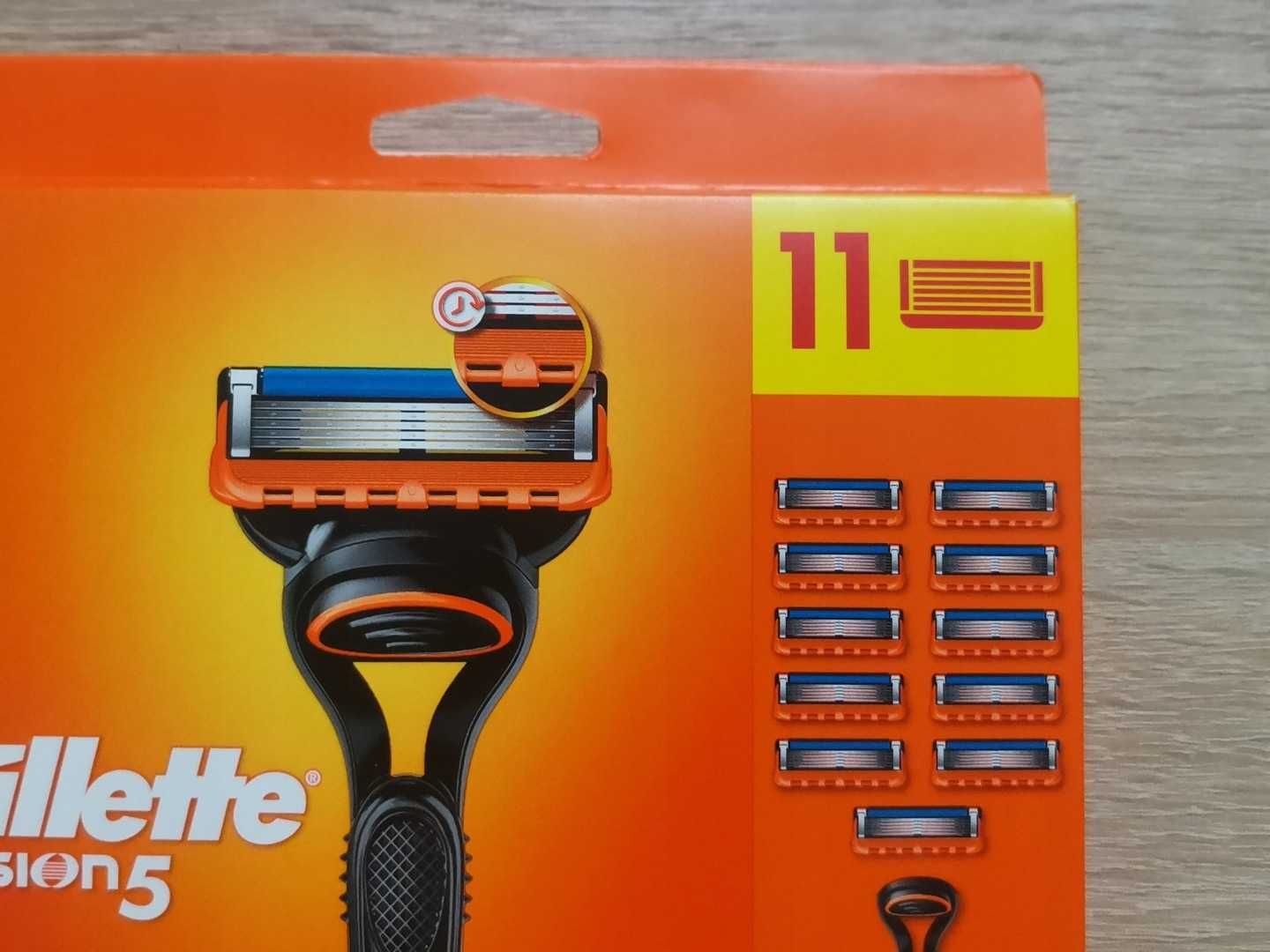 Maszynka do golenia Gillette Fusion 5 + 11 wkładów Stan fabryczny Nowa