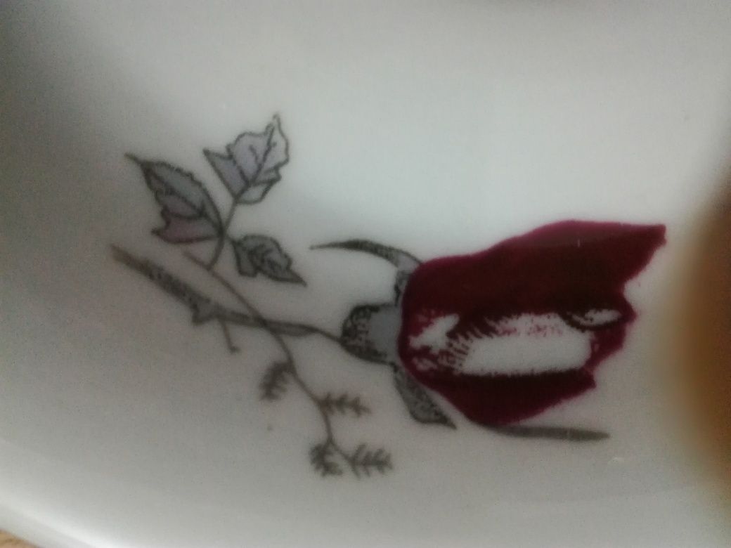 Podstawek pod filiżankę Chodzież talerzyk porcelana róże