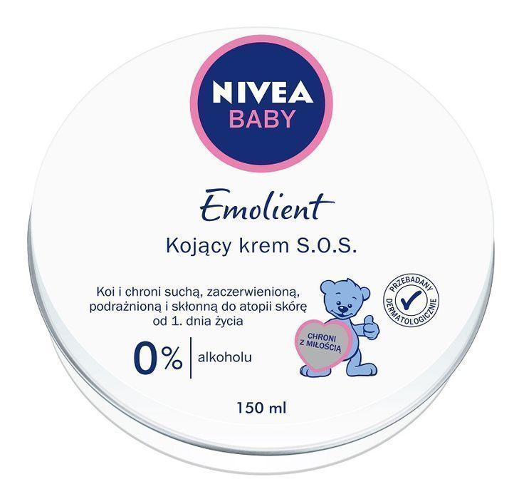 Nivea Baby Emolient Kojący Krem S.o.s Dla Dzieci 150Ml (P1)