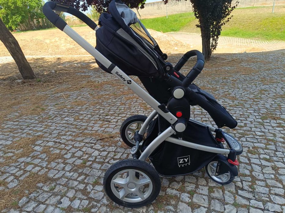 Carrinho Zippy safe 1st (base isofix + Ovo + carrinho de passeio)