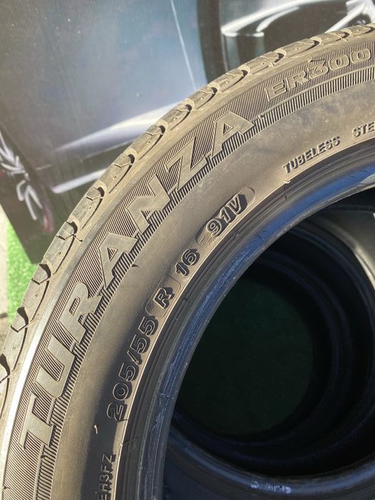 205/55 R16 Bridgestone Turanza комплект шин летних.