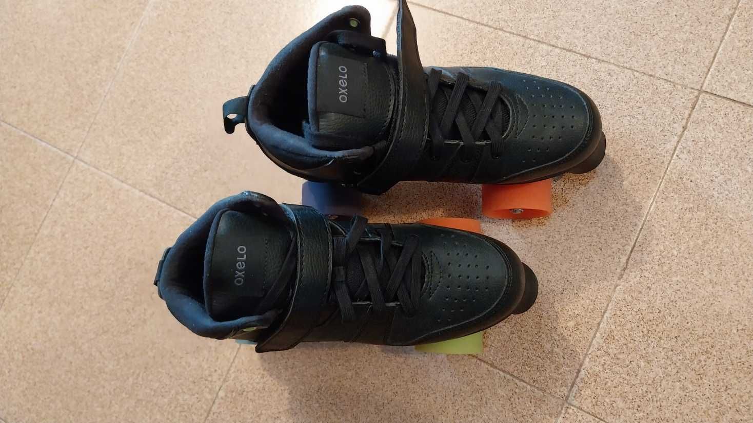 Patins 4 rodas p/ homem novos