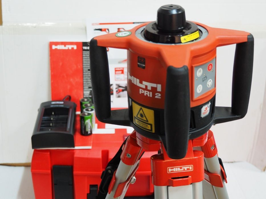 Niwelator obrotowy Hilti Pri 2 laser statyw walizka PR 30,300,35 Pre