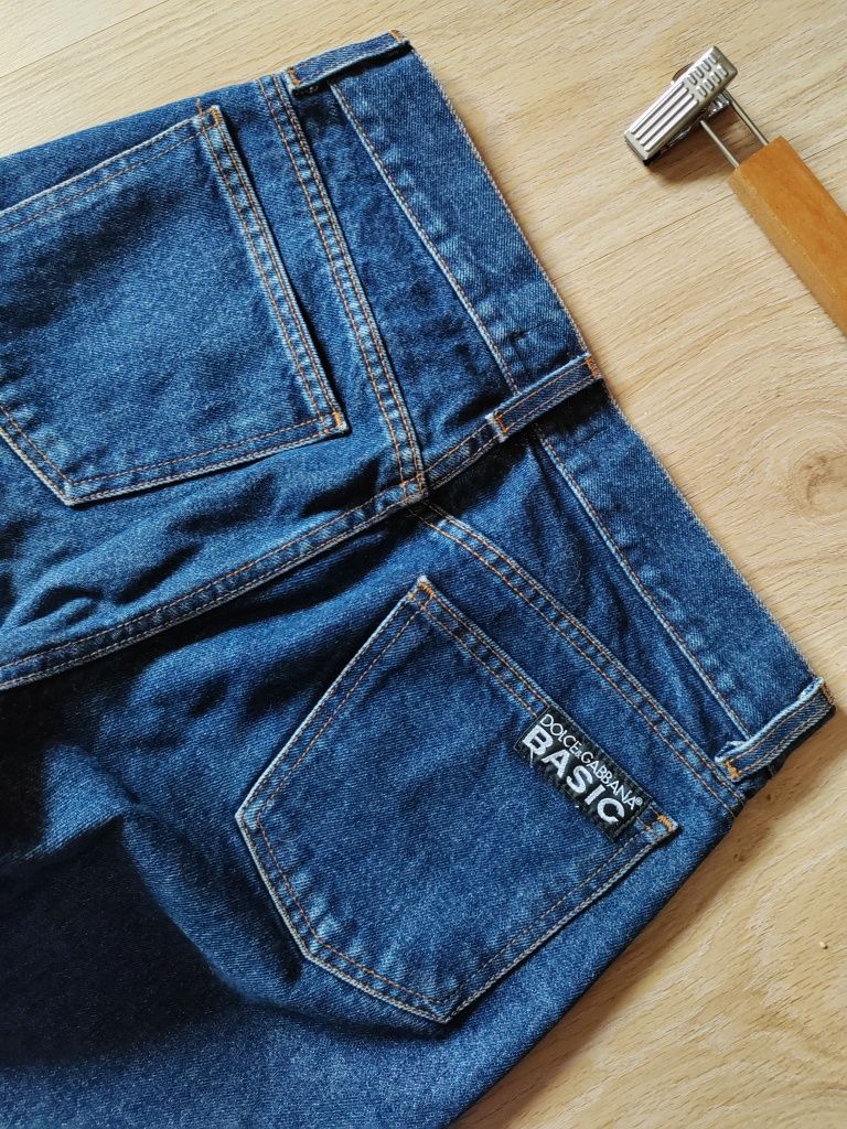Jeansy Dolce&gabbana prosta nogawka jeansy basic