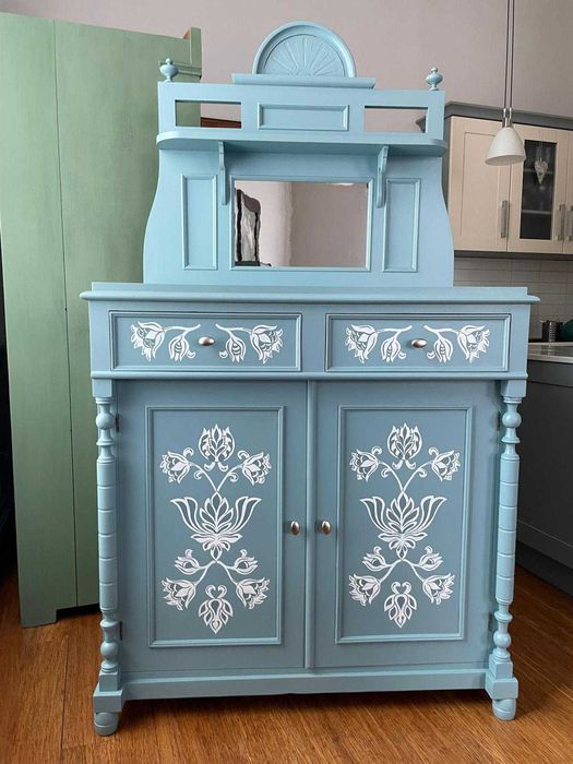 Bieliźniarka, szafka, komoda ręcznie malowana, odnowiona