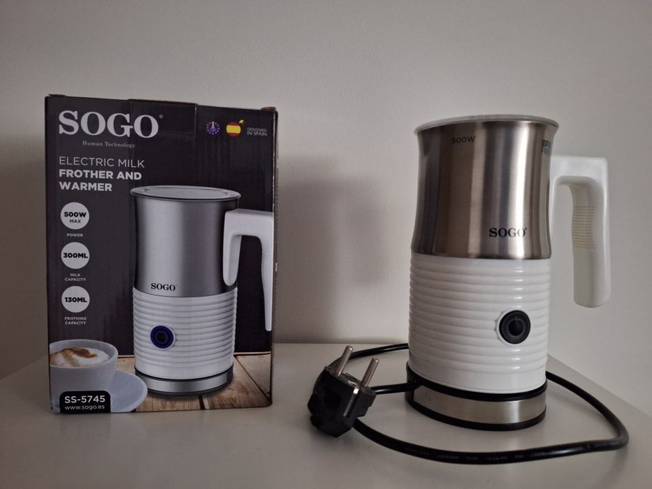 Espumador e aquecedor de Leite