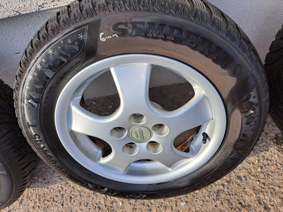 Felgi aluminiowe koła opony zimowe Vw Bora Golf IV Audi a3 5X100 15