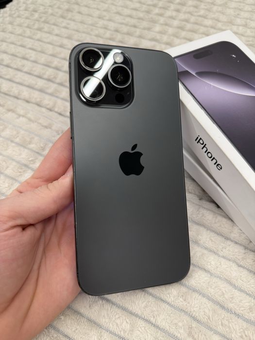 100% батарея iPhone 16 Pro Max 512 GB, з гарантією, фізична SIM