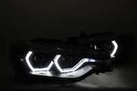 Lampy Reflektory przednie przód BMW F30 11-15 LED Xenon RINGI Dzienne