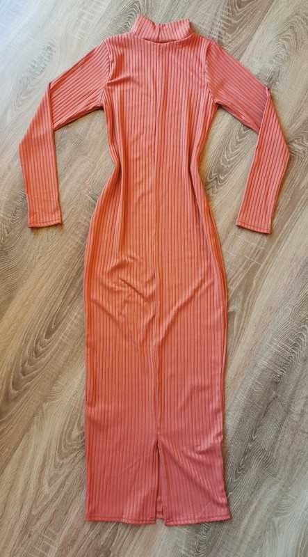 Nowa! Sukienka ołówkowa Boohoo (S/36) kobieca pomarańczowa