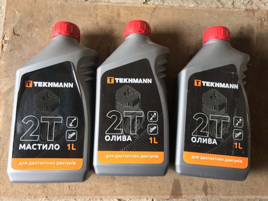 Олива моторна Tekhmann для 2-тактного двигуна 1л