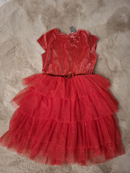 Śliczna sukienka świąteczna