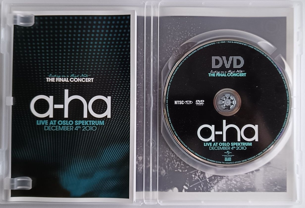 DVD A-HA Live At Oslo Spektrum PL 2011r