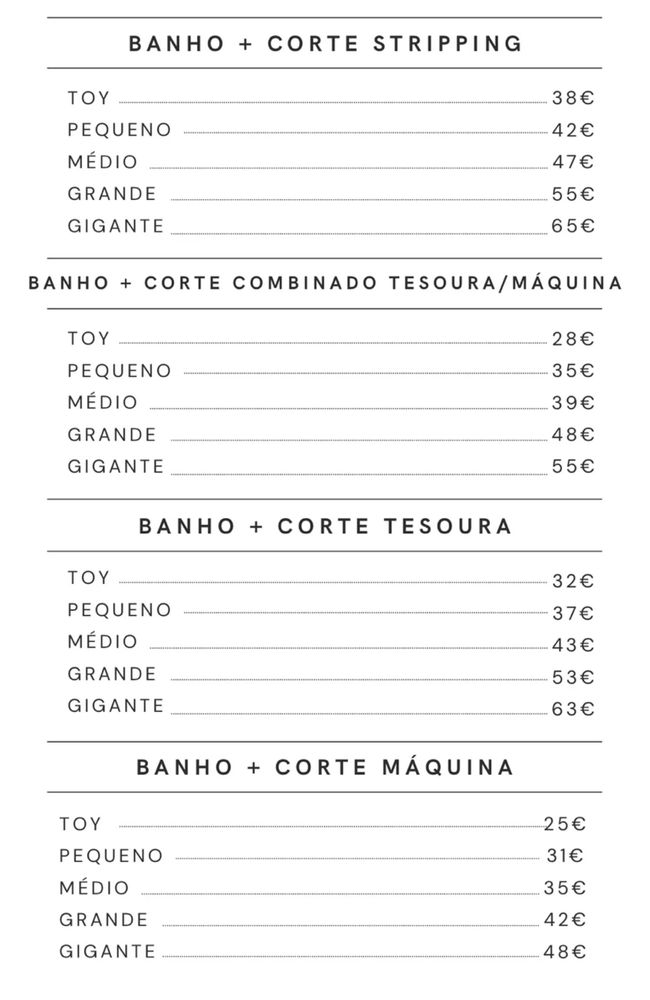 Banho e Tosquia (Groomer) - Alges Lisboa