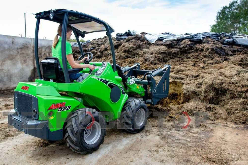 Мінінавантажувач Avant 523 - одна машина - безліч можливостей