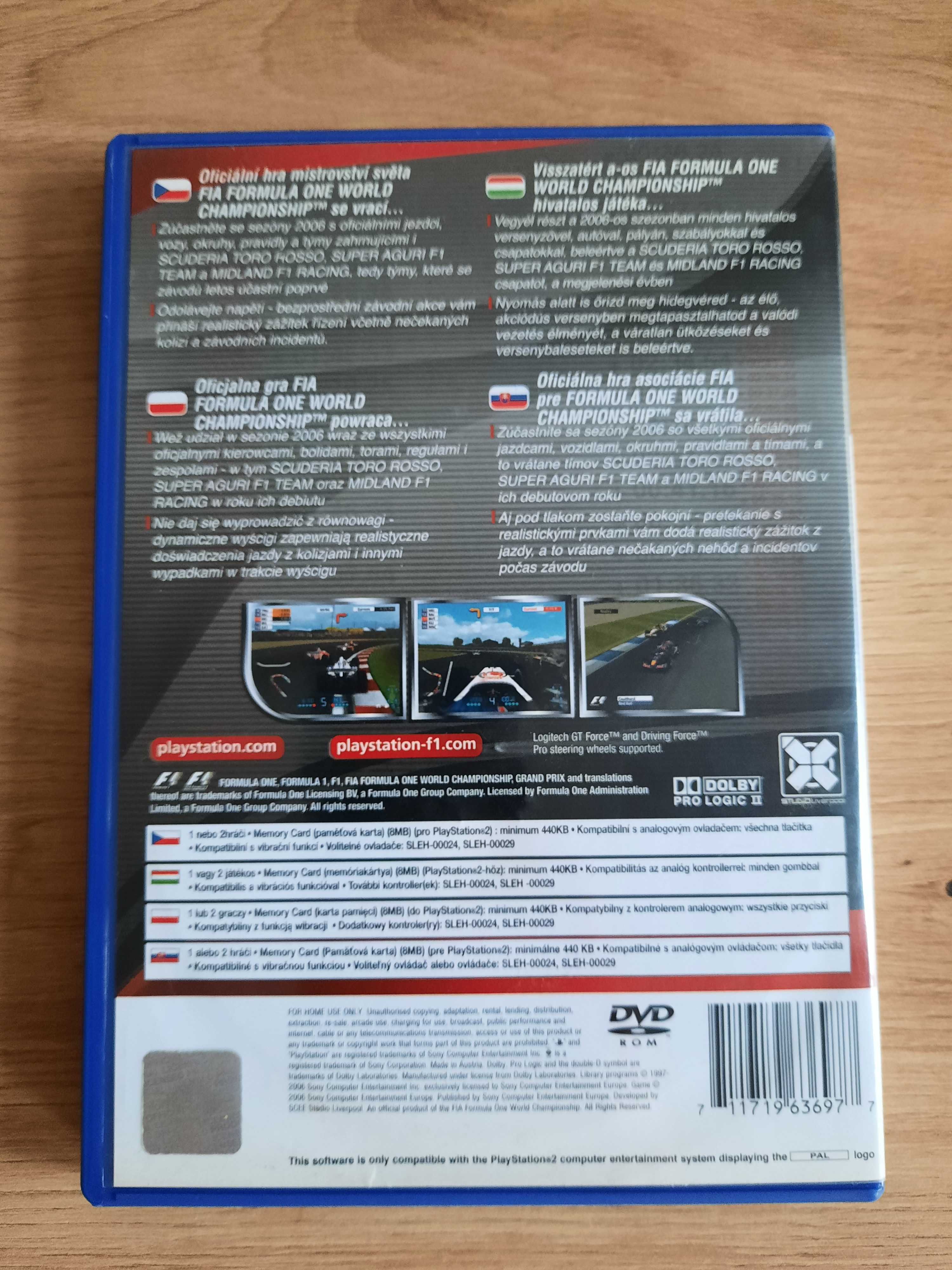 Formula One 06 Polskie Wydanie PS2