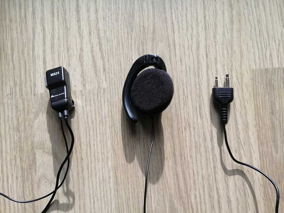 Midland MA24 / MA24-L mikrofonosłuchawka do radia CB, 2-PIN PTT/VOX
