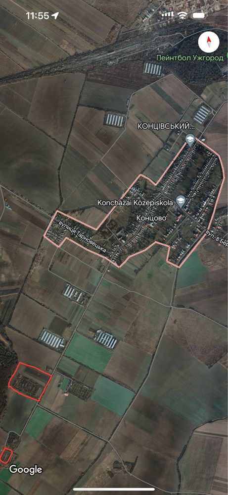 Продаж ділянки 6га Концово