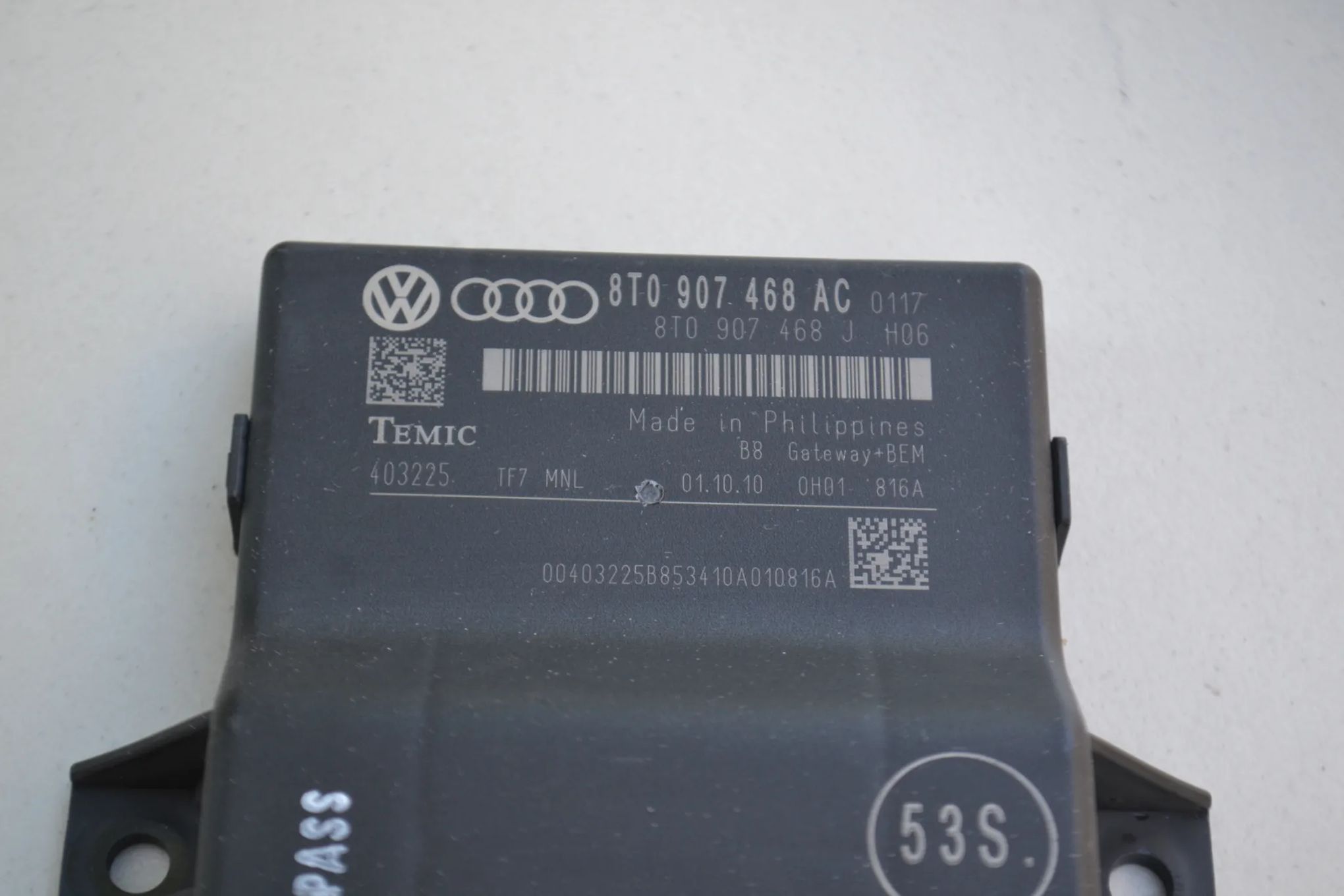 AUDI A4 B8 A5 Q5 A7 MODUŁ GATEWAY 8T0907468AC