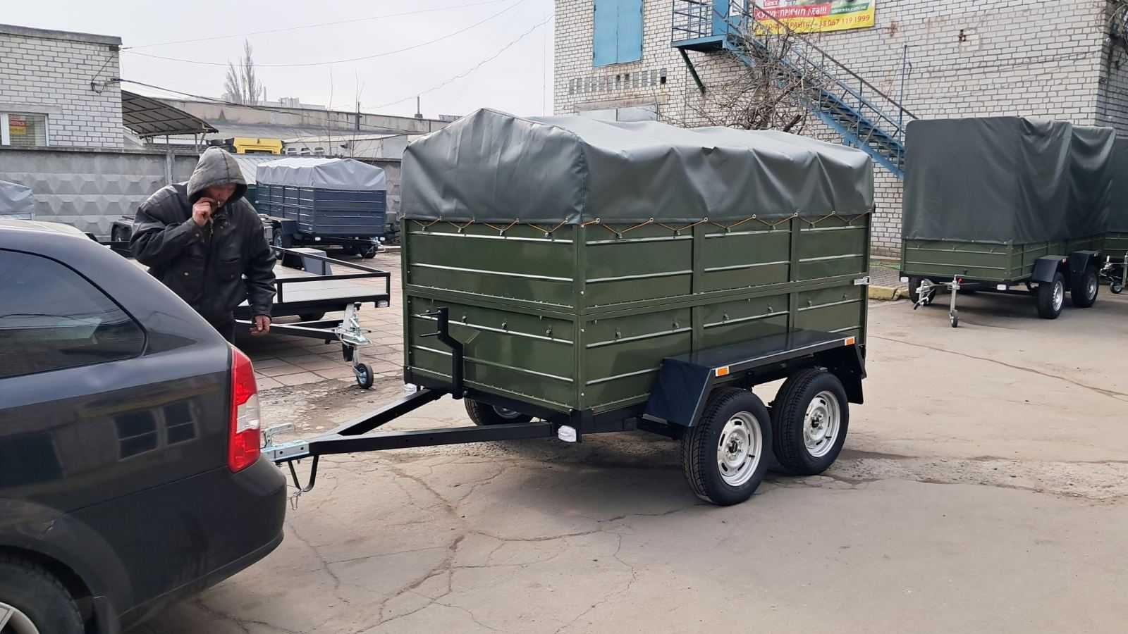 Двовісний причіп ЛЕВ від  виробника Доставка Россрочка