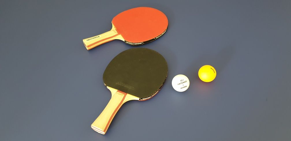 Raquetes de Ténis de mesa como novas, Ping-pong, oferta 2 bolas
