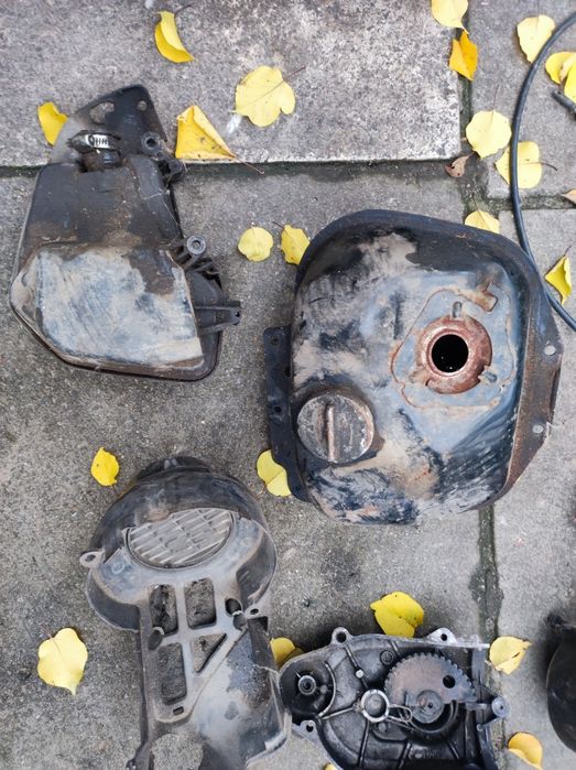 Honda tact af24 двигун картер бензобак фільтр