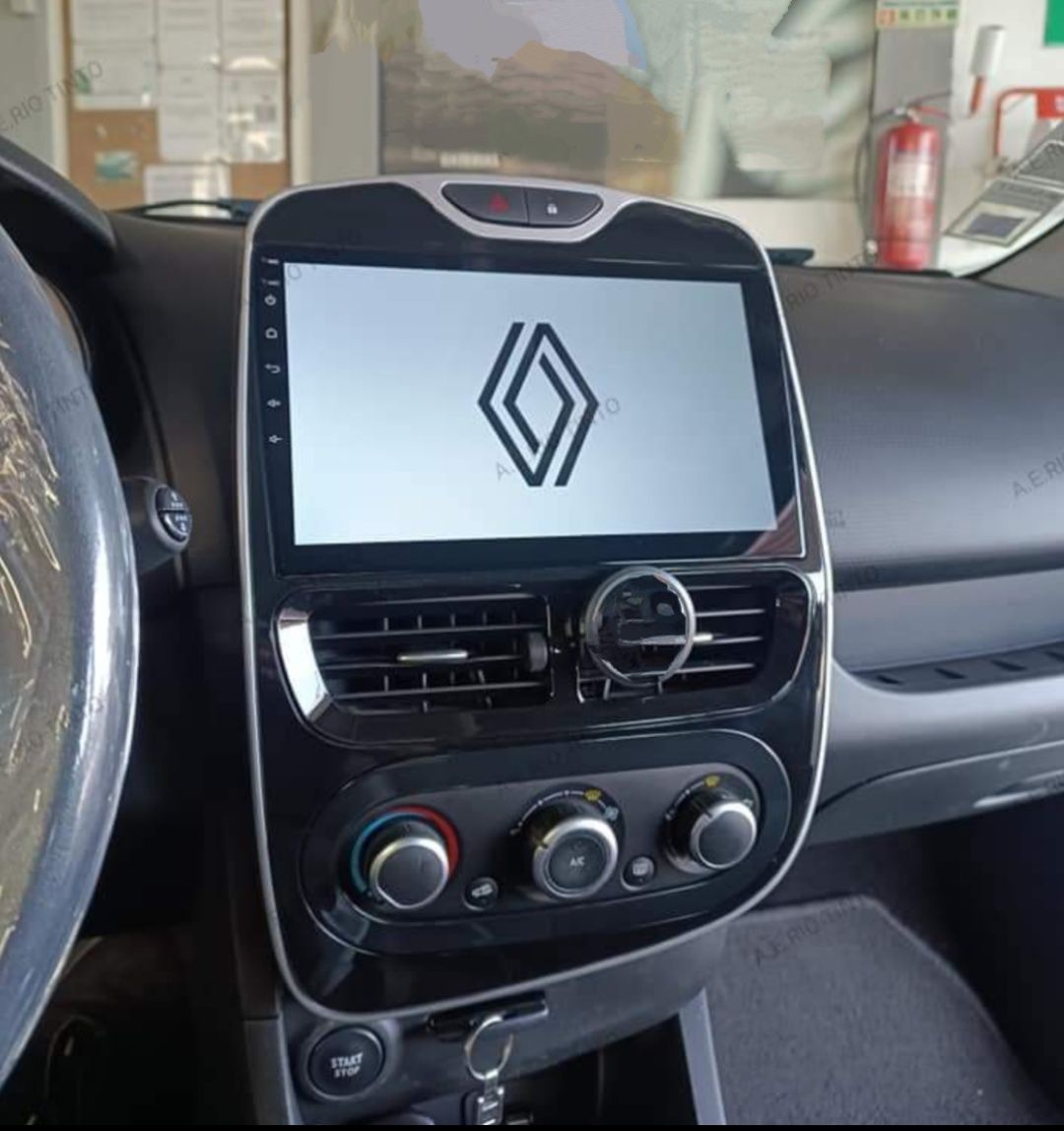 Rádio Android 13 com GPS Renault Clio 4 (Novo)
