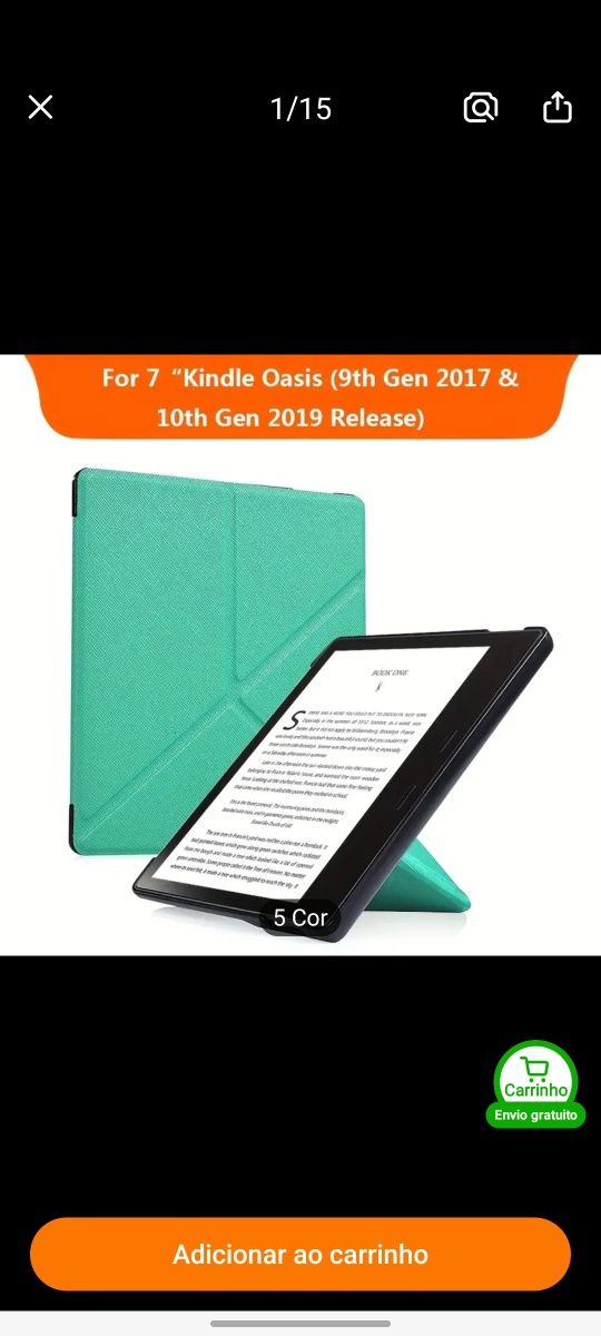 Capa kindle oasis