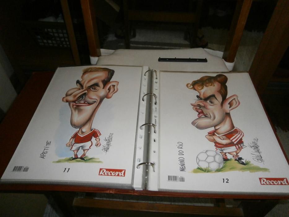 caricaturas de jogadores de futebol epoca 2002