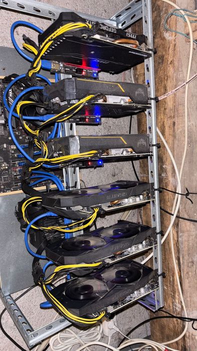 Mining rig 6x GTX 1660 TI