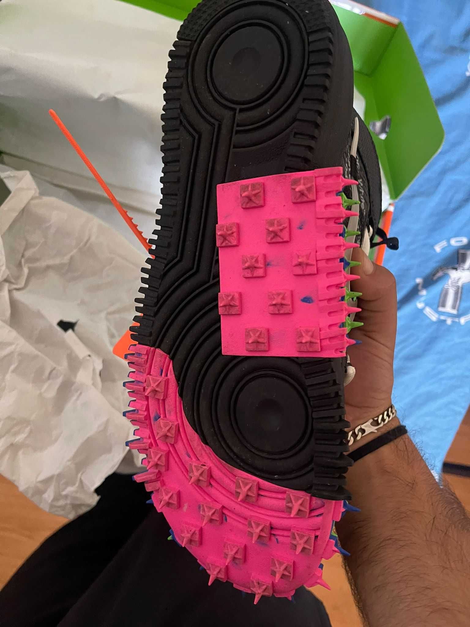 sapatilha air force 1 mid-off white original