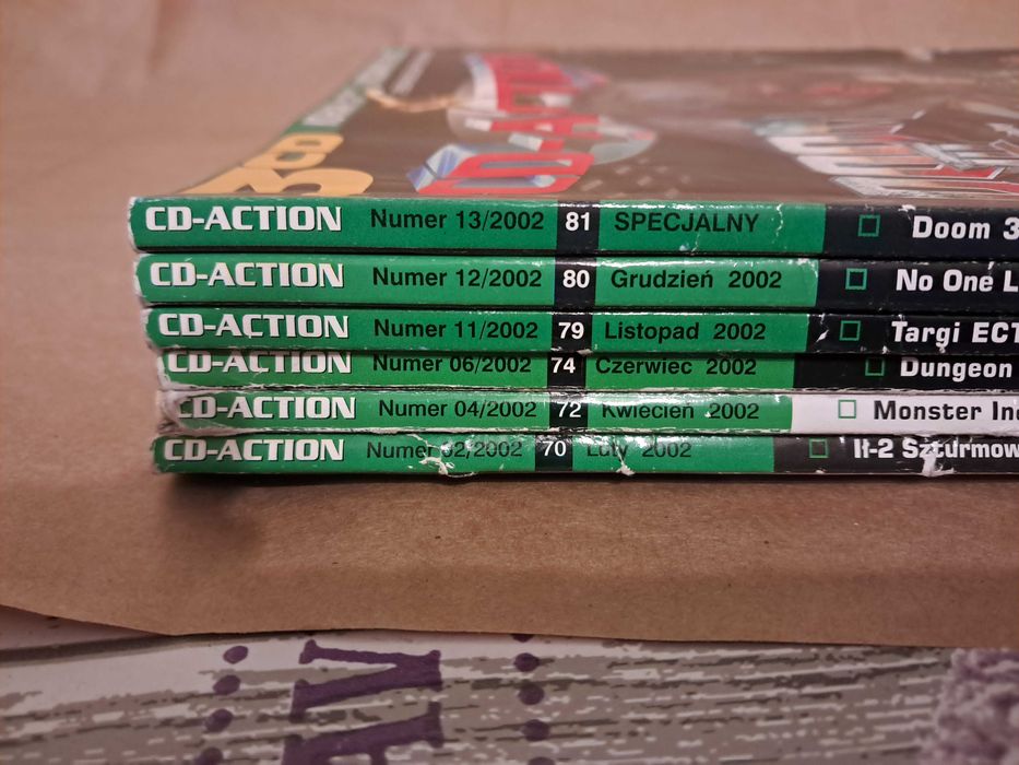 CD-Action Rocznik 2002 (70, 72, 74, 79-81)