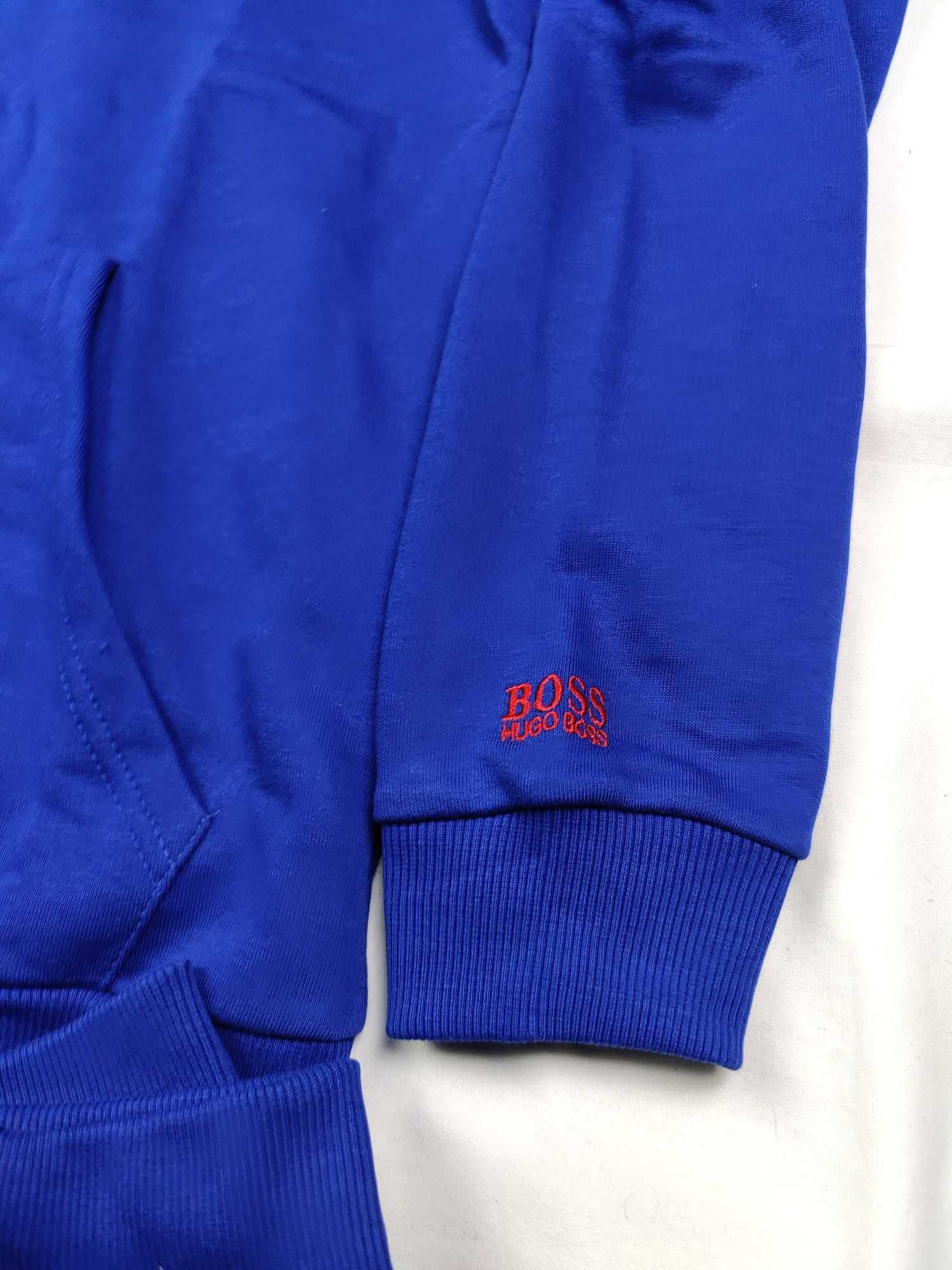 Komplet dresowy męski Hugo Boss niebieski bluza dres
