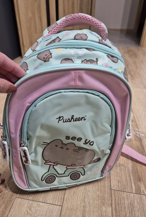 Plecak szkolny Pusheen dziewczęcy St. Majewski kotek różowy