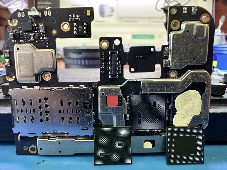 Ремонт Poco X3 pro, Black Shark Xiaomi , Samsung, One Plus ребол ЦПУ