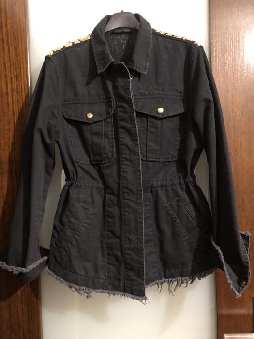 Kurtka czarna jeans