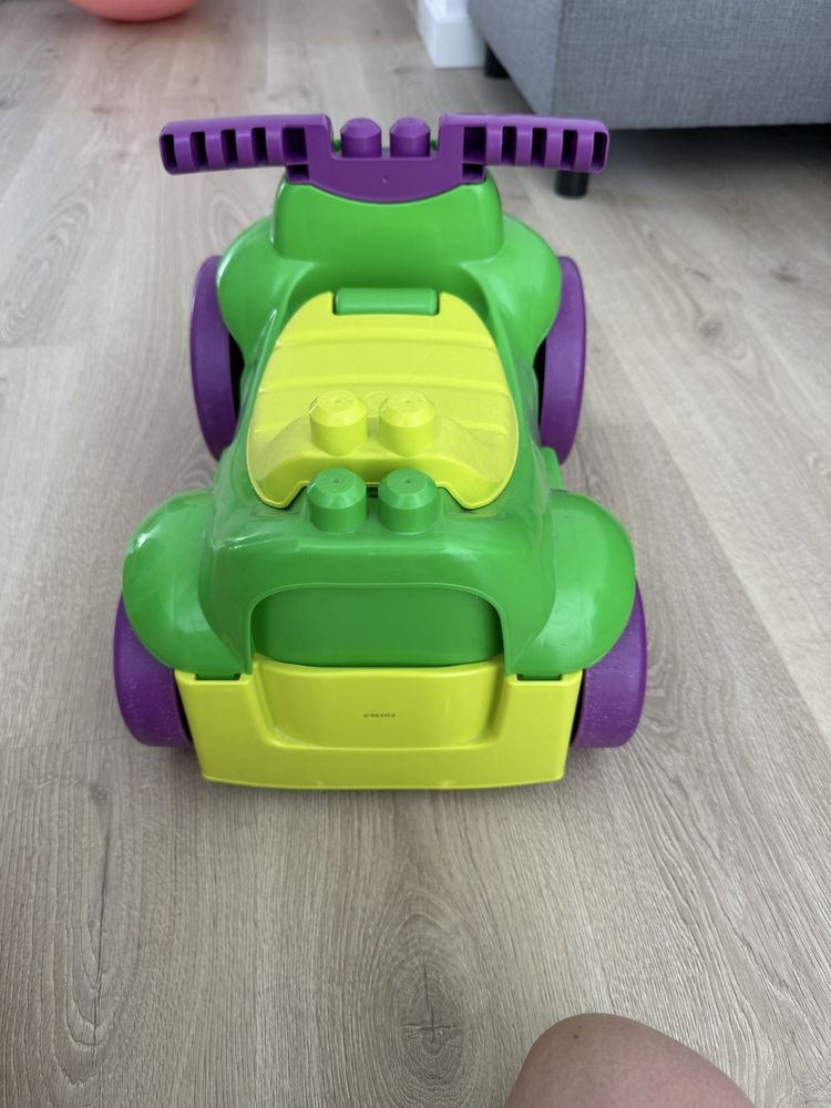 Fisher Price Mega Blocks jezdzik krokodyl + zestaw dodatkowych klocków