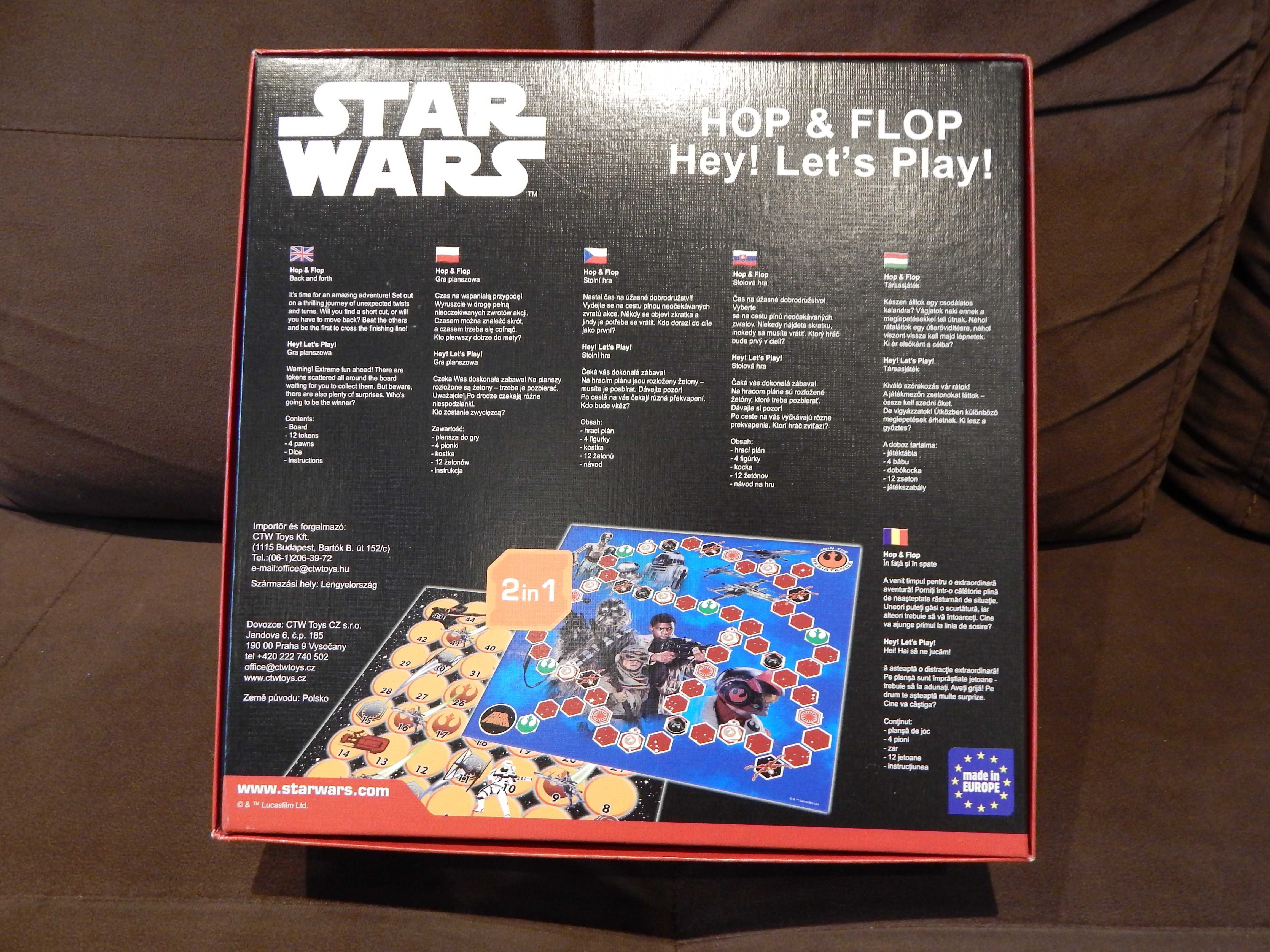 Gra planszowa Star Wars Hop&Flop