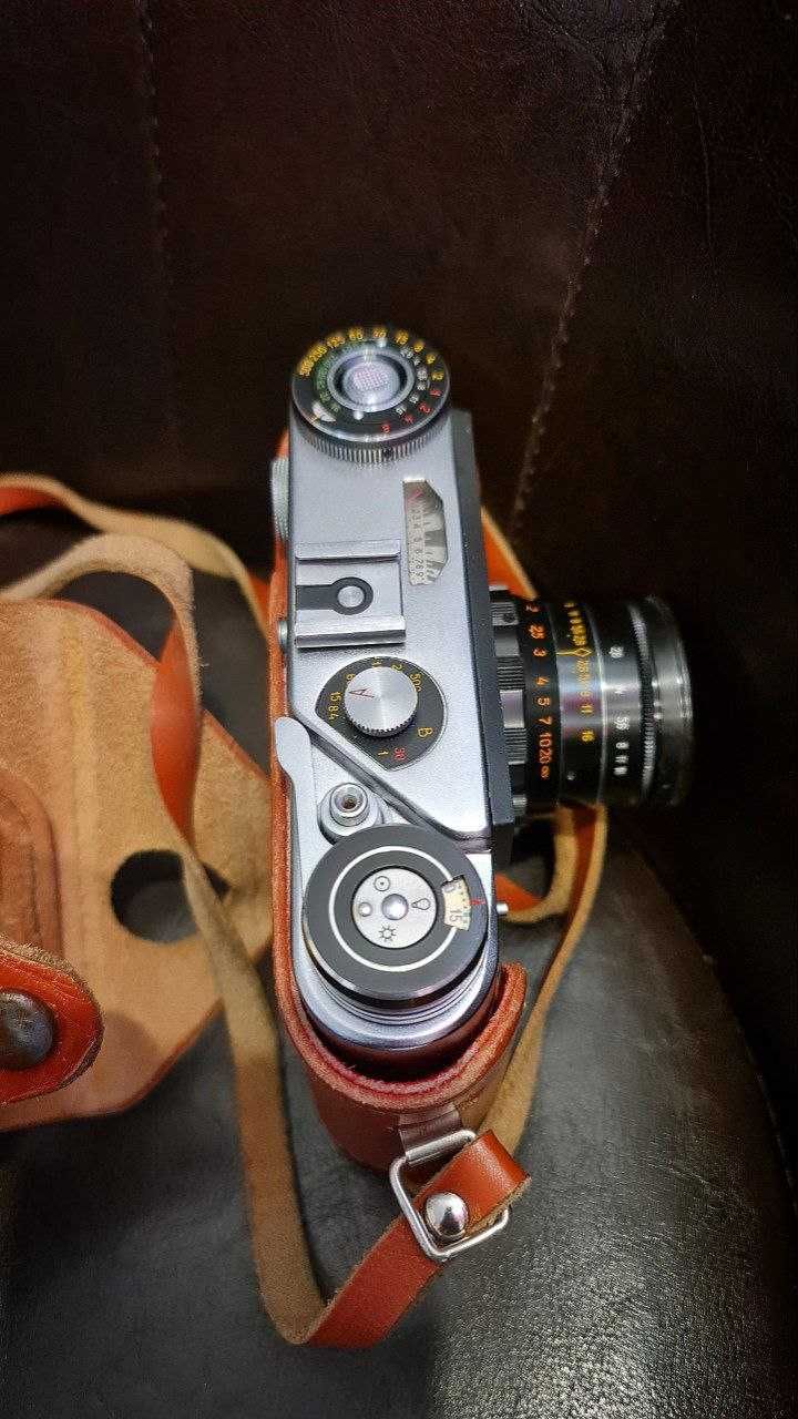 Ładny stary aparat fotograficzny FED 5 analog USSR CCCP ФЭД ZSRR