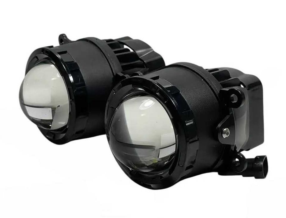 Протитуманні світлодіодні лінзовані круглі LED фари  дюймів 90мм 60W.