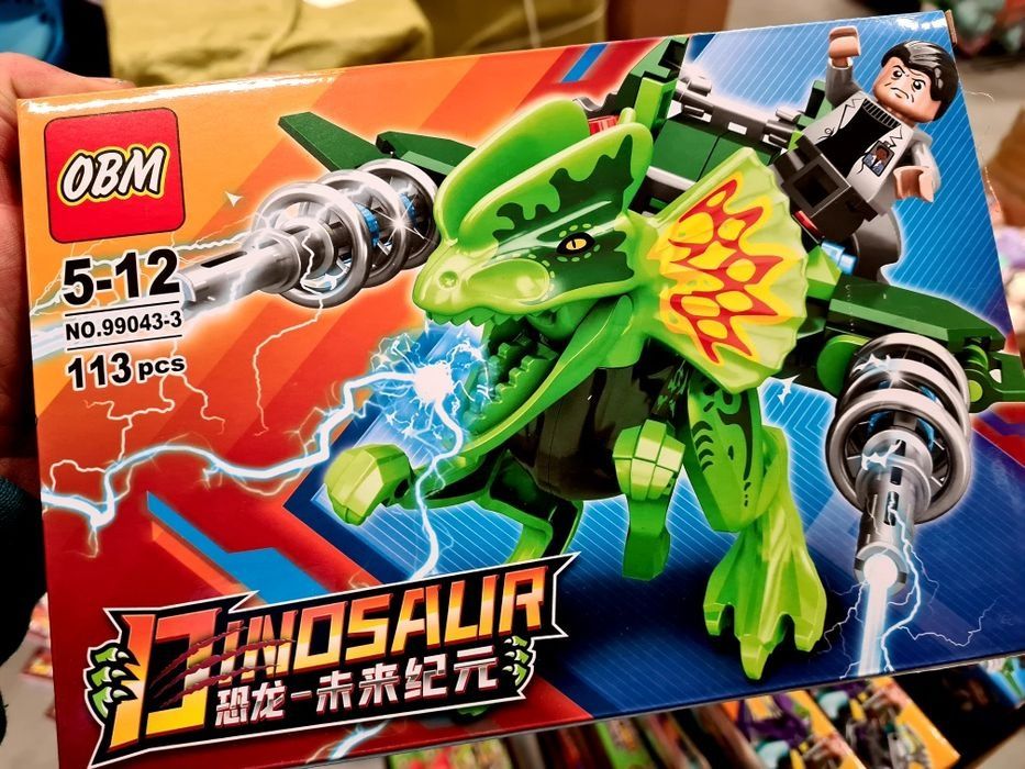 Nowy zestaw klocków technicznych Dinozaur 113 el zabawki