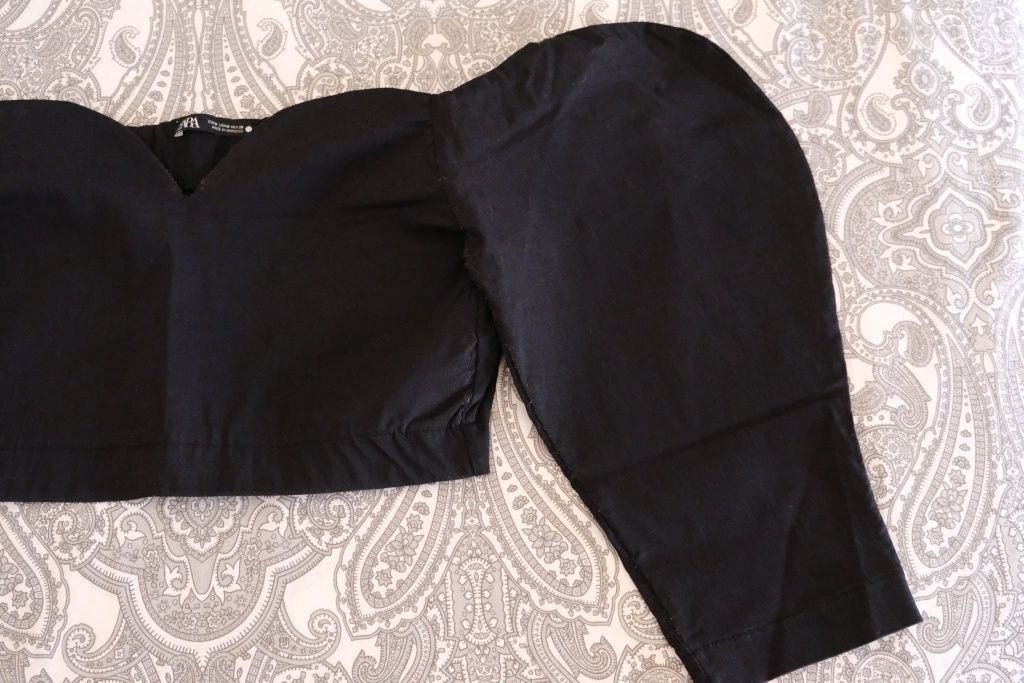 Top coração Zara