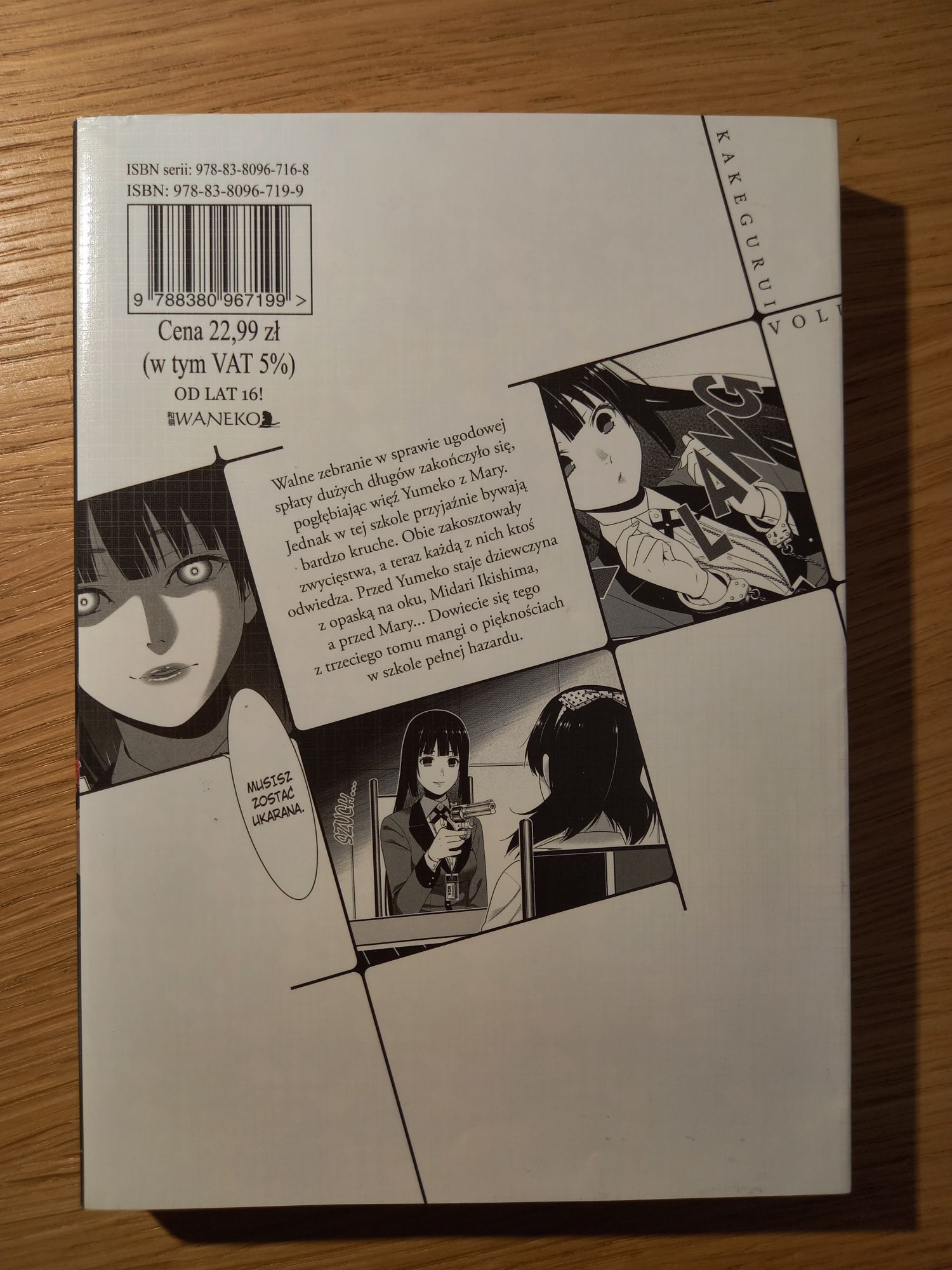Kakegurui tom 3 Szał hazardu